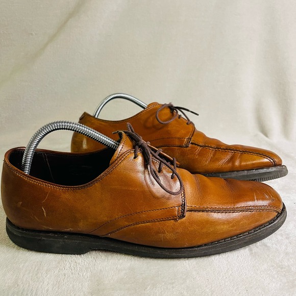 Allen‎ Edmonds Road Warrior Dress Shoes Men's 10 D Brown  Bicycle Toe 1604 - Picture 1 of 10